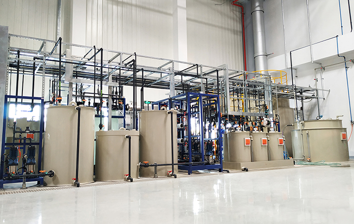 奔馳汽車廢水處理零排放工程項目現場